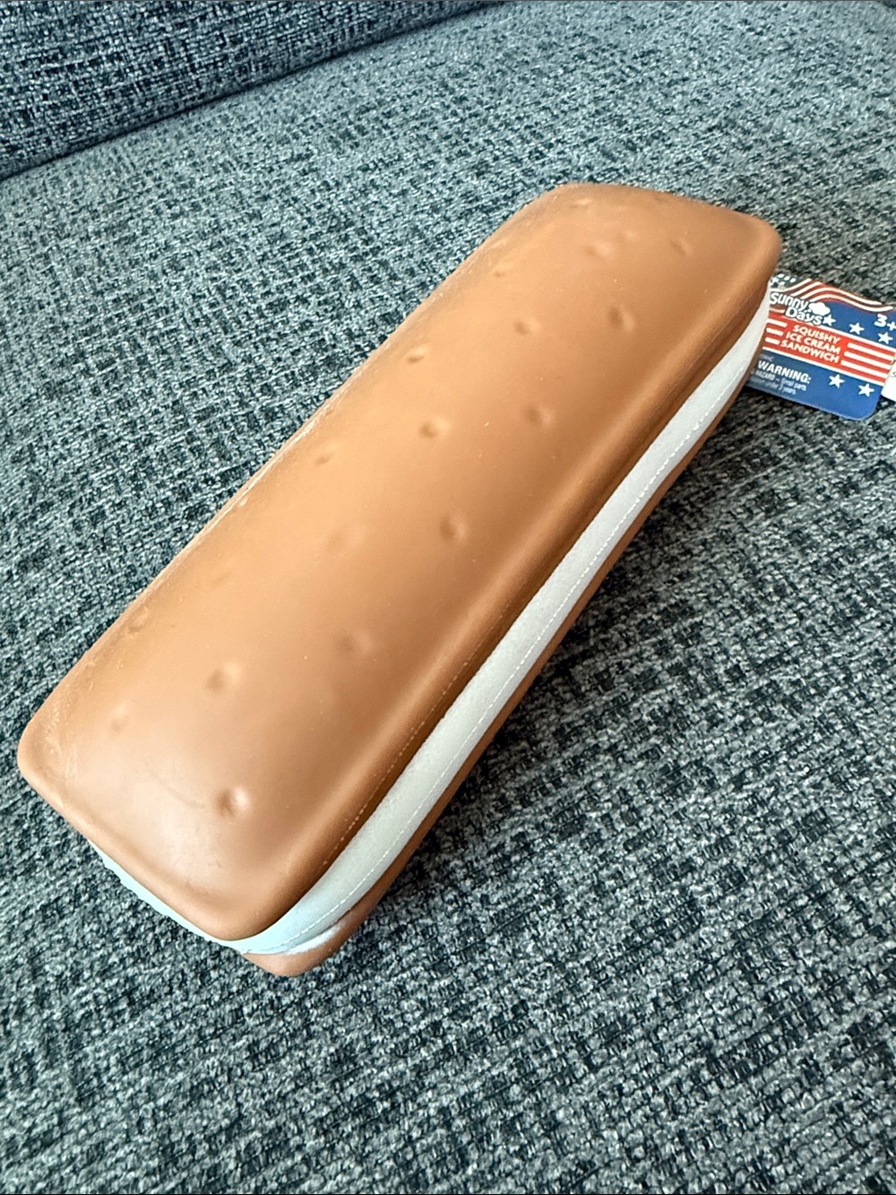 NWT Sunny Days Squeeezy Jumbo Squishy Ice Cream Sandwich